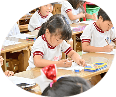 朝の日課の様子